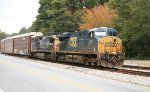 CSX 5240 and 7709 lead autoracks